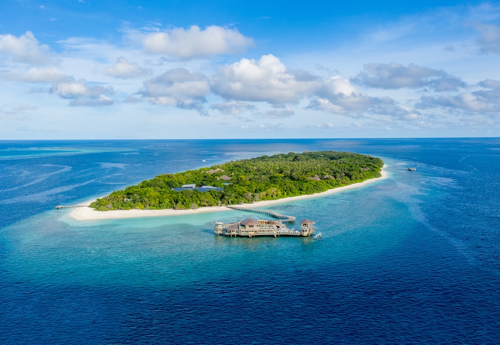 Soneva Fushi - Island Aerial